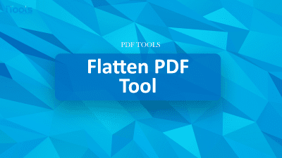Flatten PDF